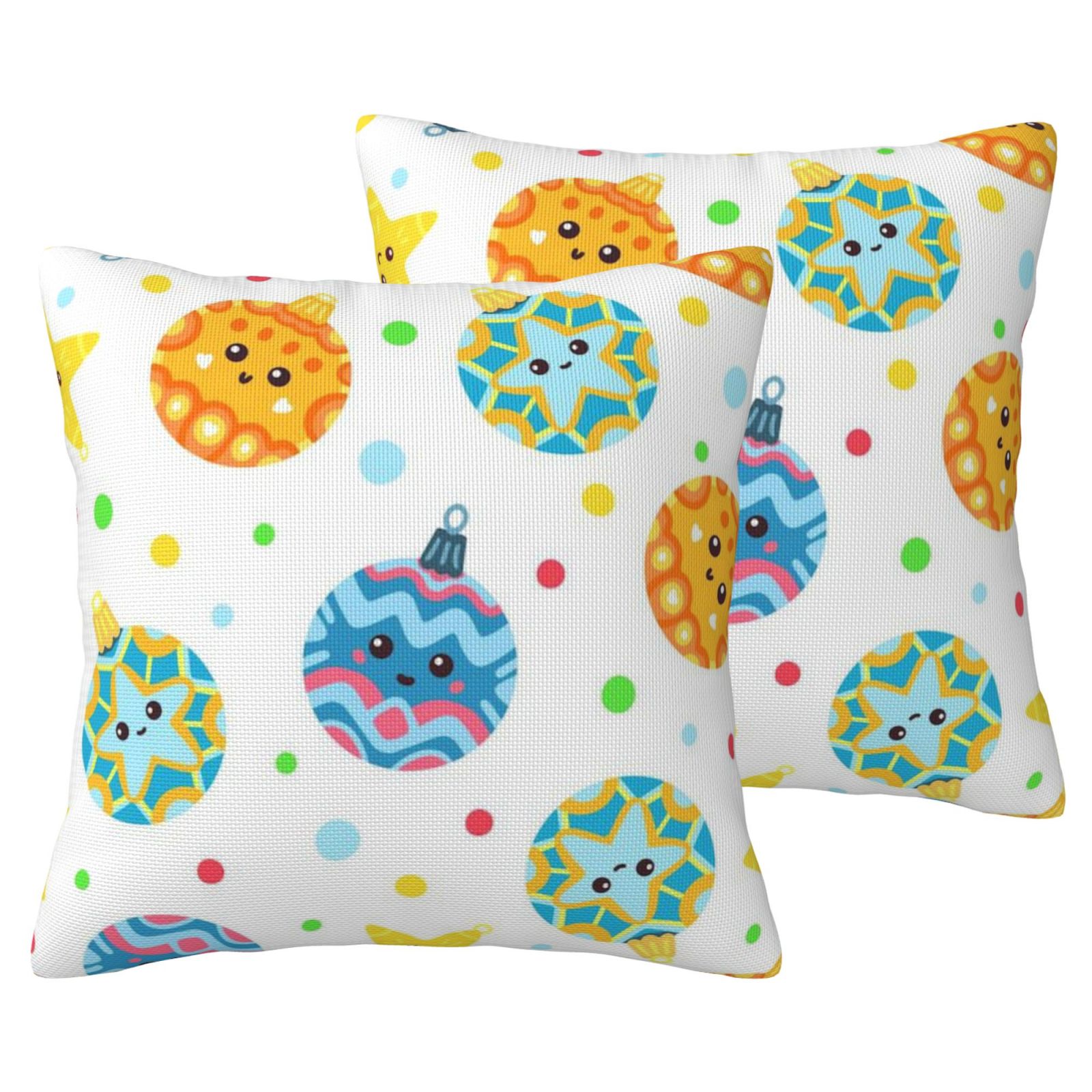 Imitation Linen Pillowcase-2 Pack
