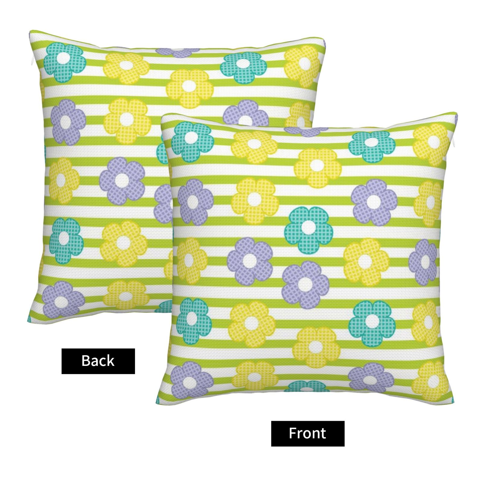 Imitation Linen Pillowcase-2 Pack