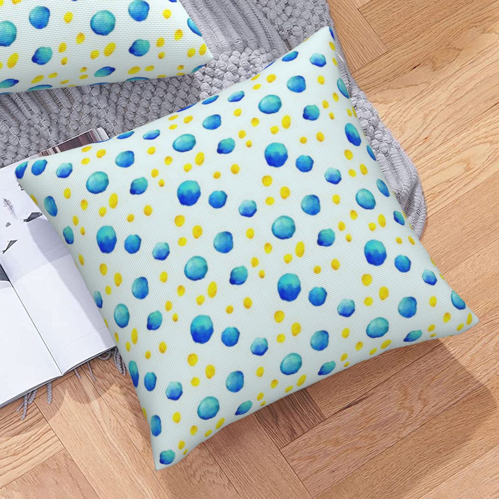 Imitation Linen Pillowcase-2 Pack