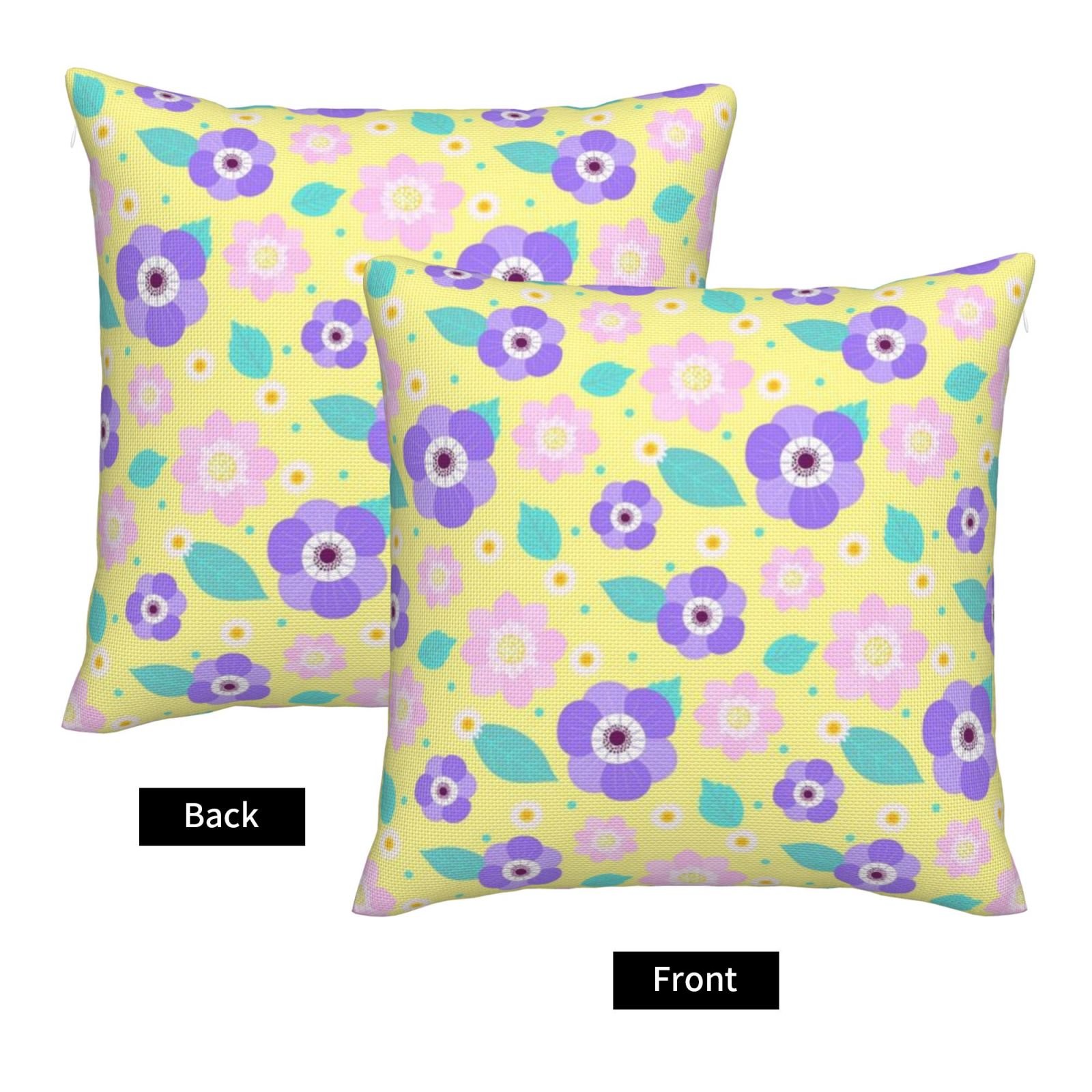 Imitation Linen Pillowcase-2 Pack