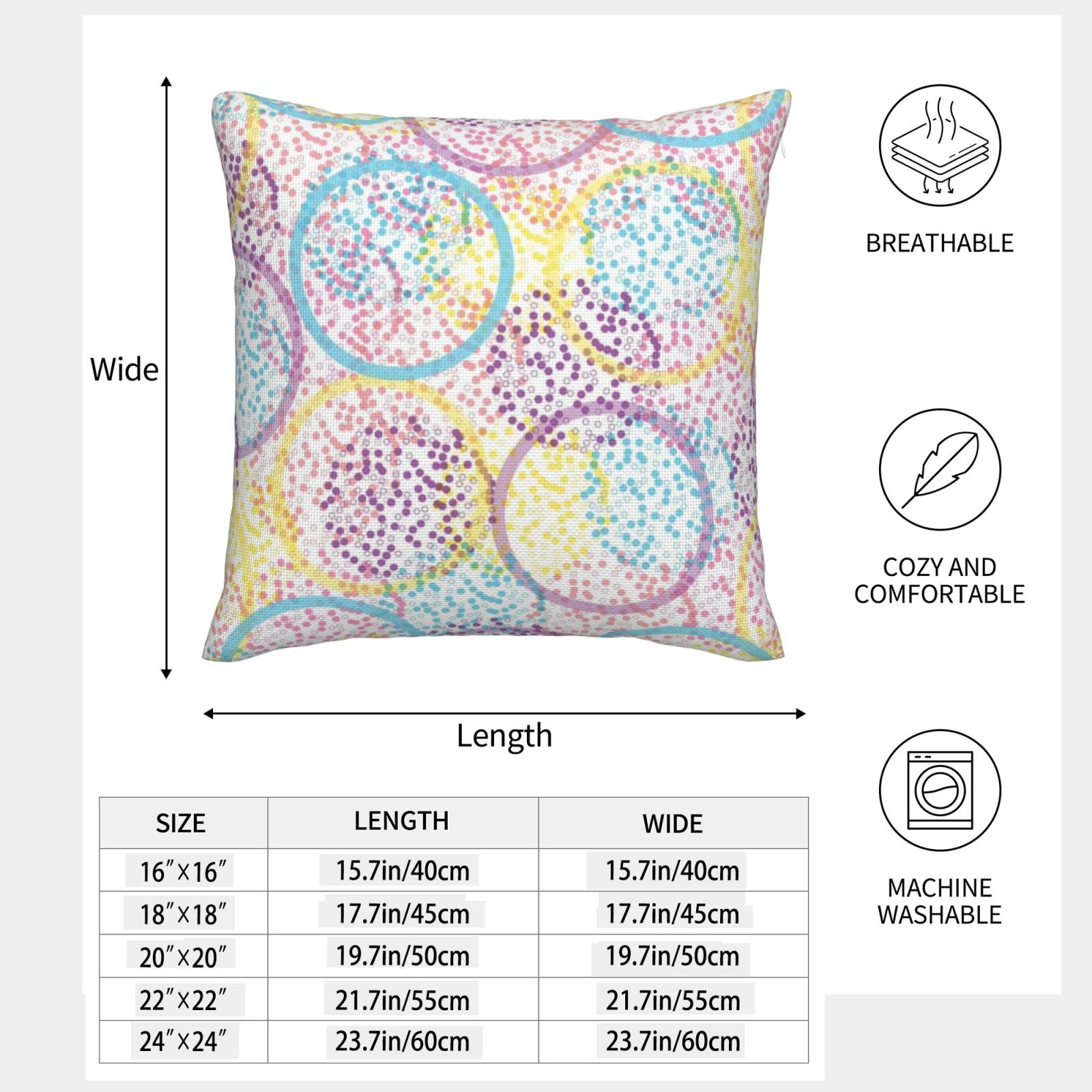 Imitation Linen Pillowcase-2 Pack