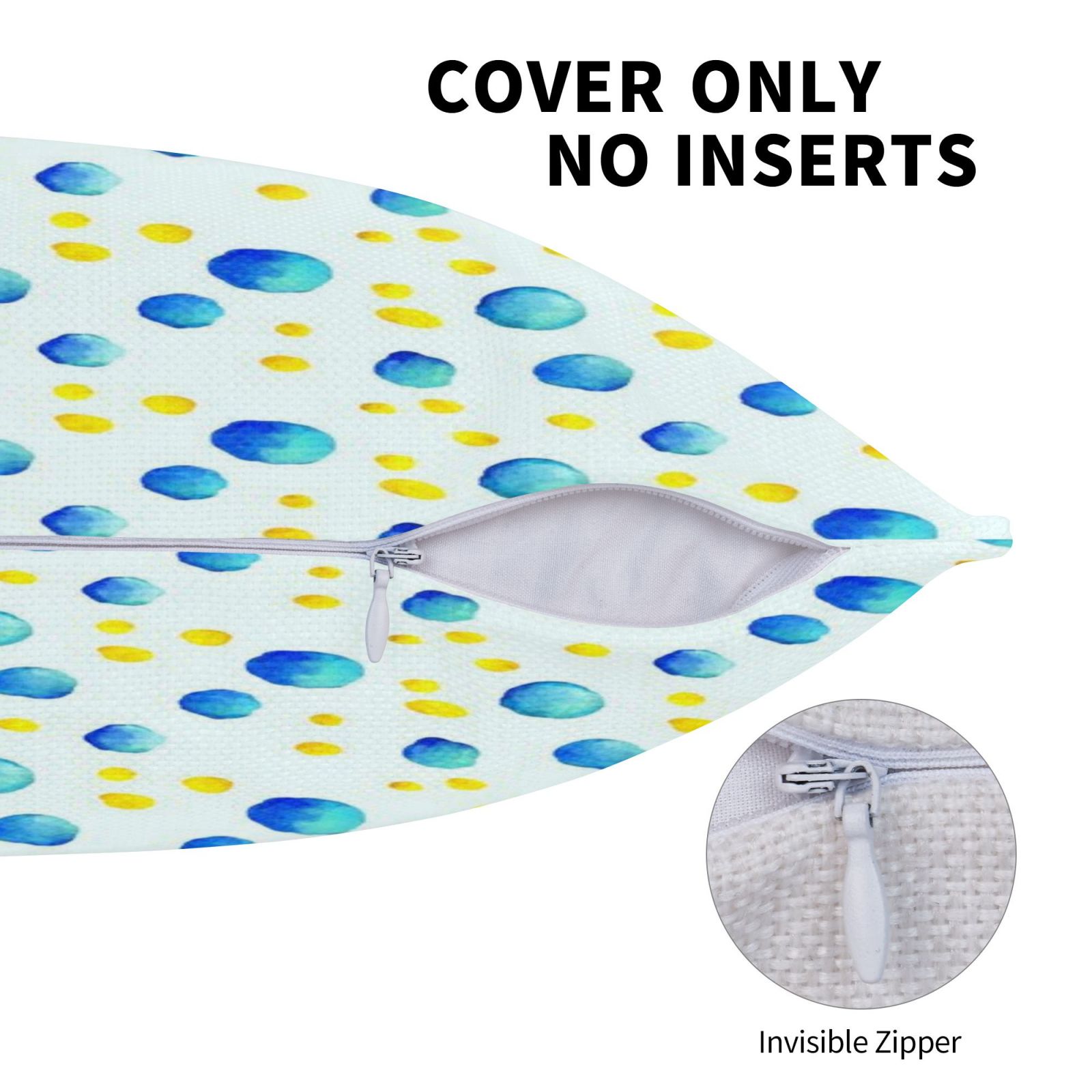 Imitation Linen Pillowcase-2 Pack