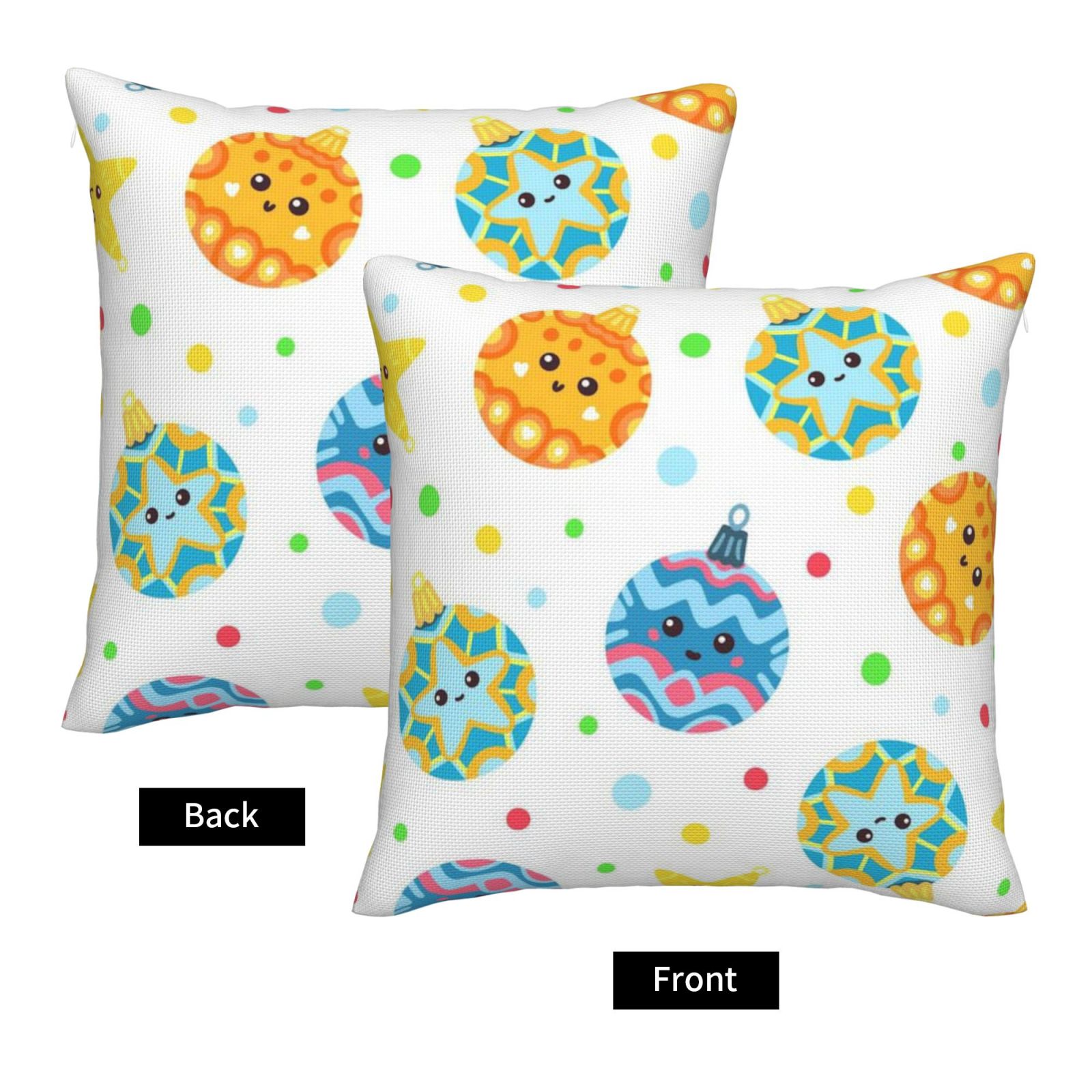 Imitation Linen Pillowcase-2 Pack