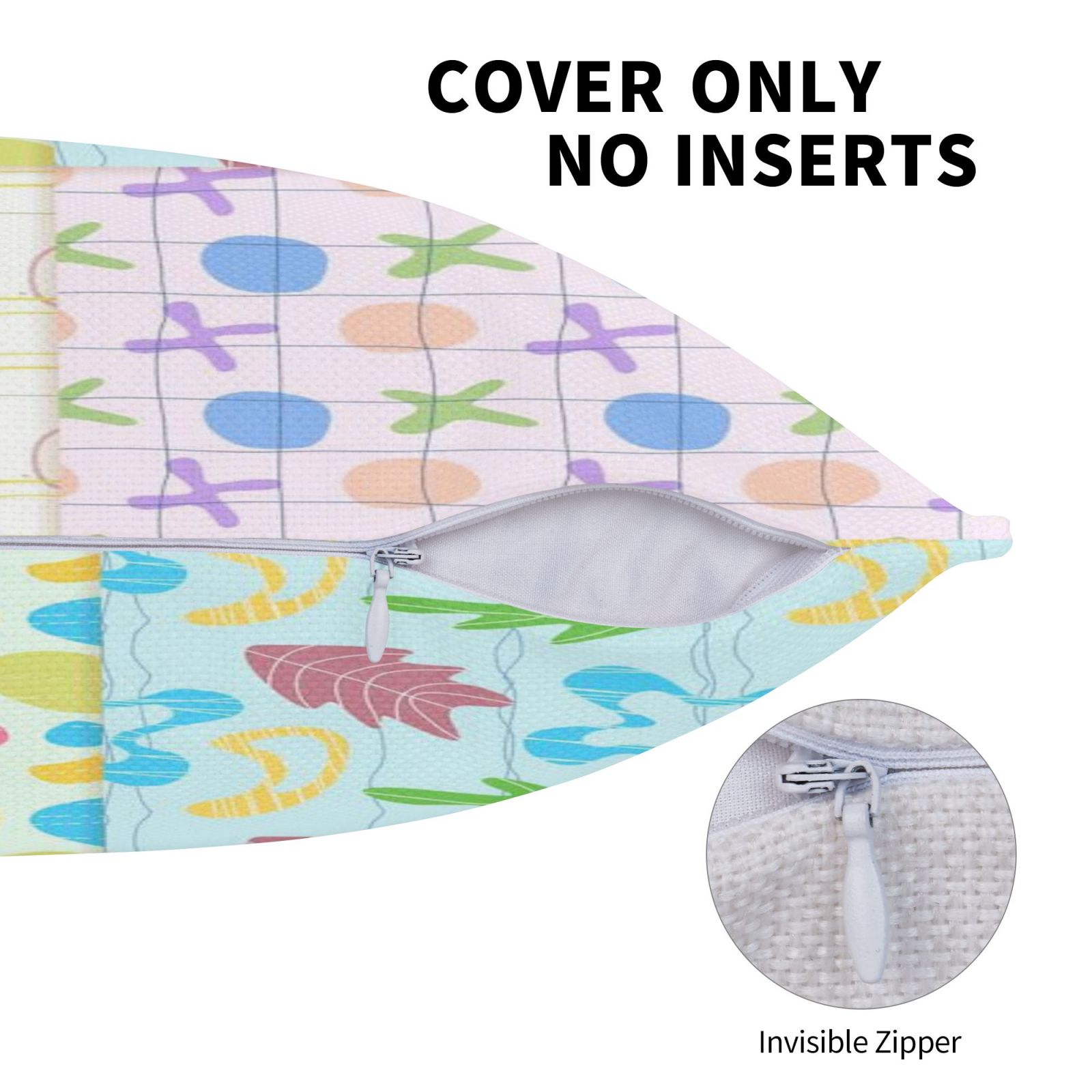 Imitation Linen Pillowcase-2 Pack
