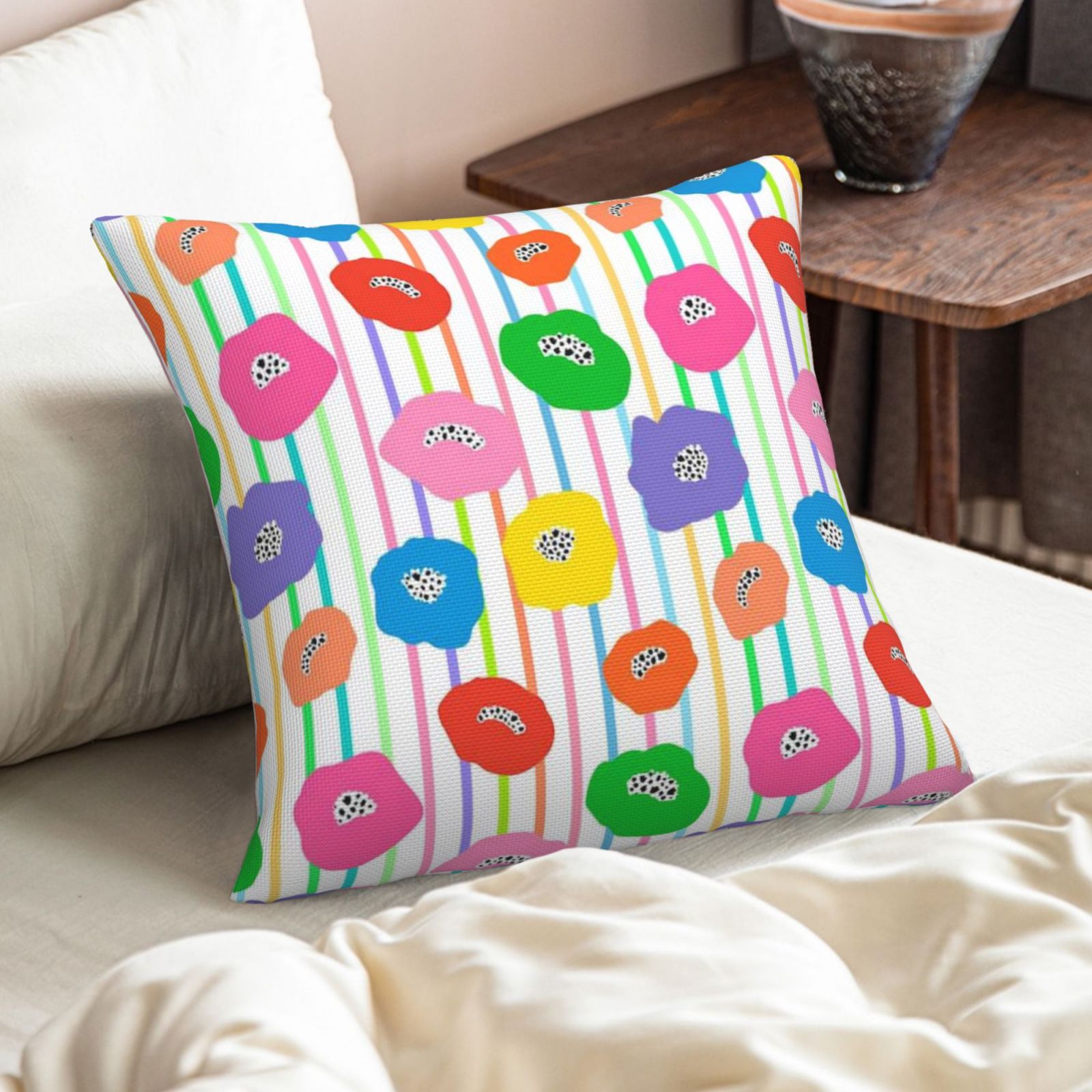 Imitation Linen Pillowcase-2 Pack