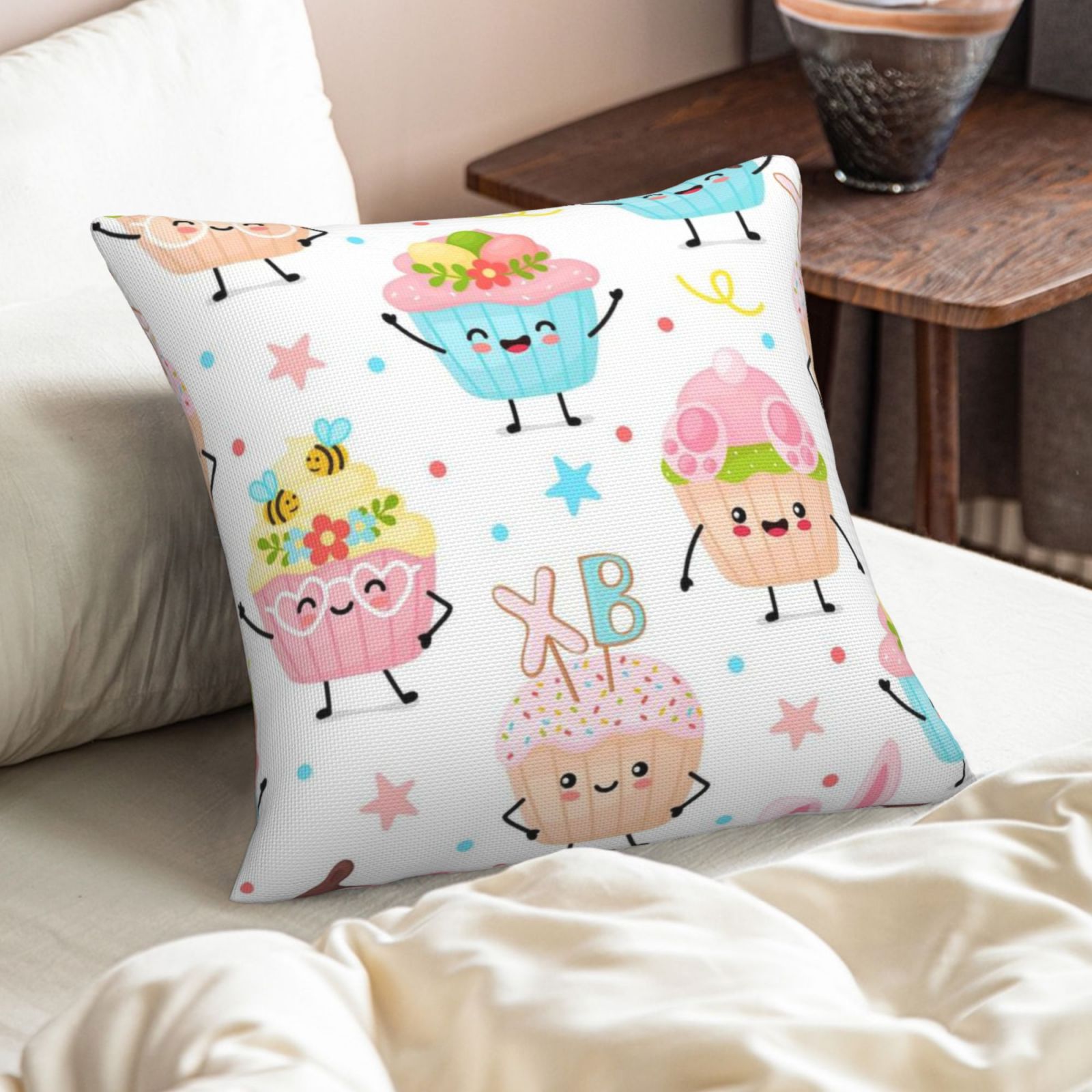 Imitation Linen Pillowcase-2 Pack