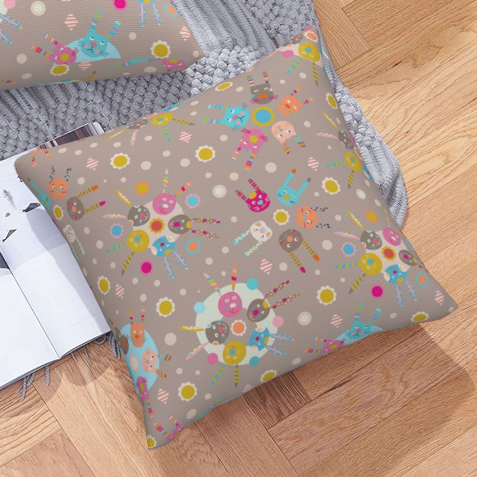 Imitation Linen Pillowcase-2 Pack