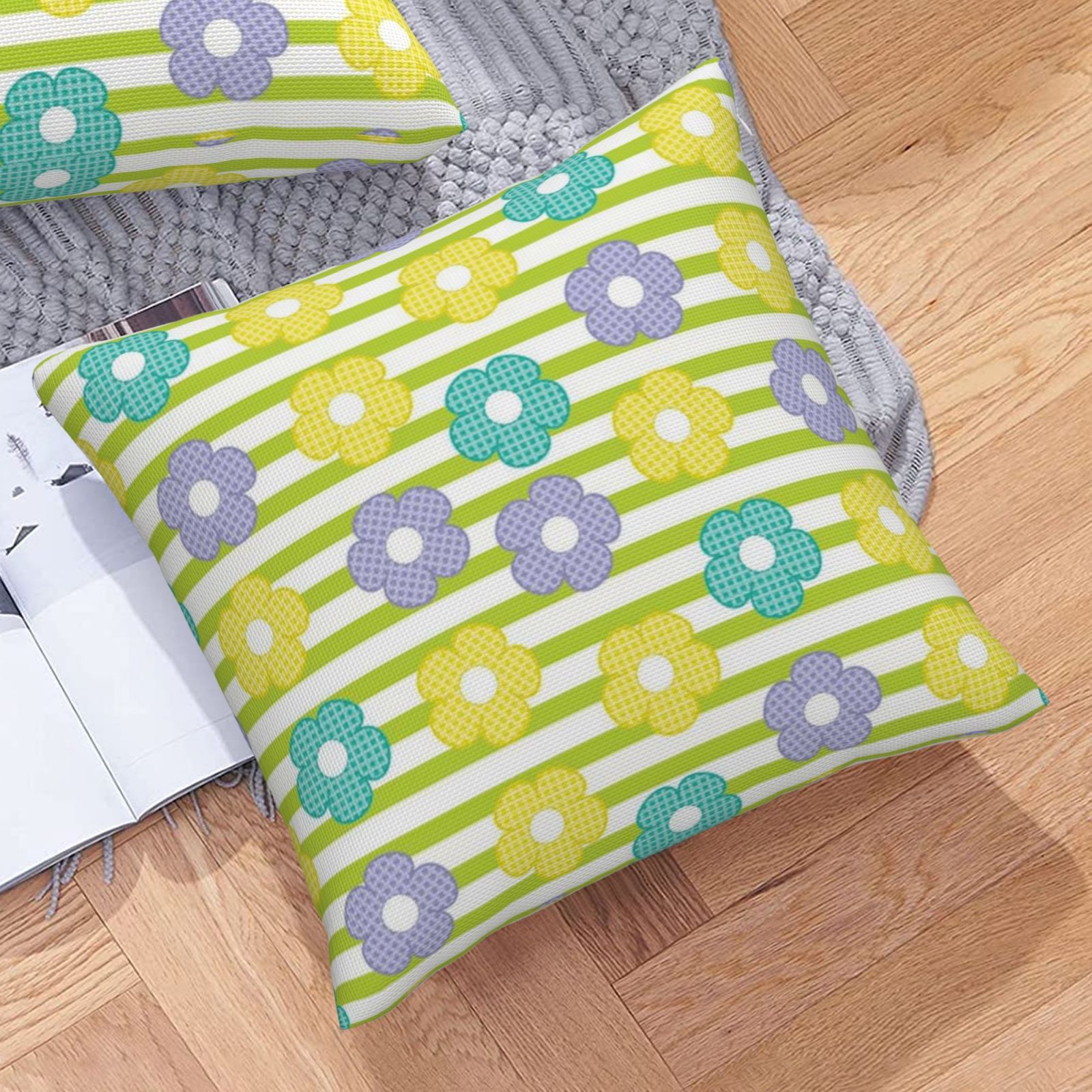 Imitation Linen Pillowcase-2 Pack