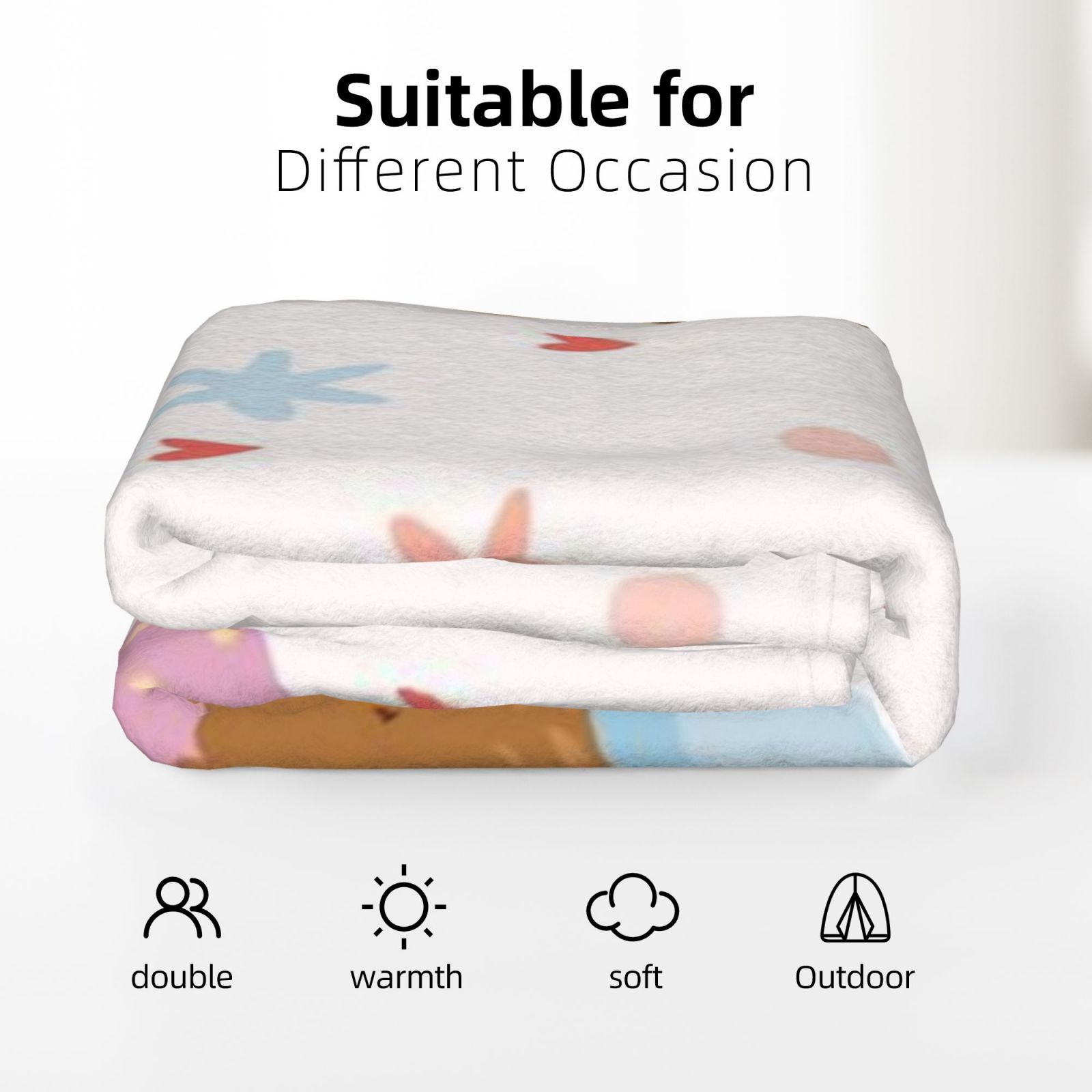 Flannel Blanket 50x70in (Vertical)