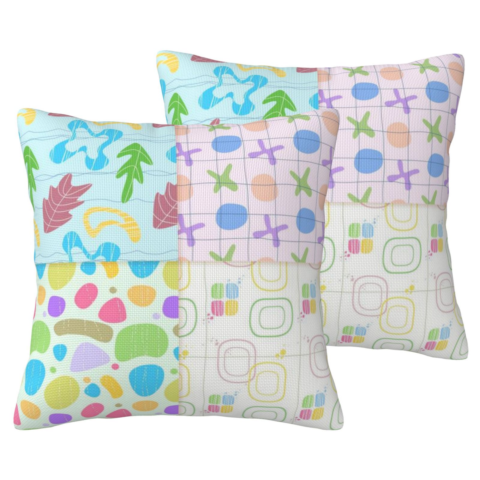 Imitation Linen Pillowcase-2 Pack