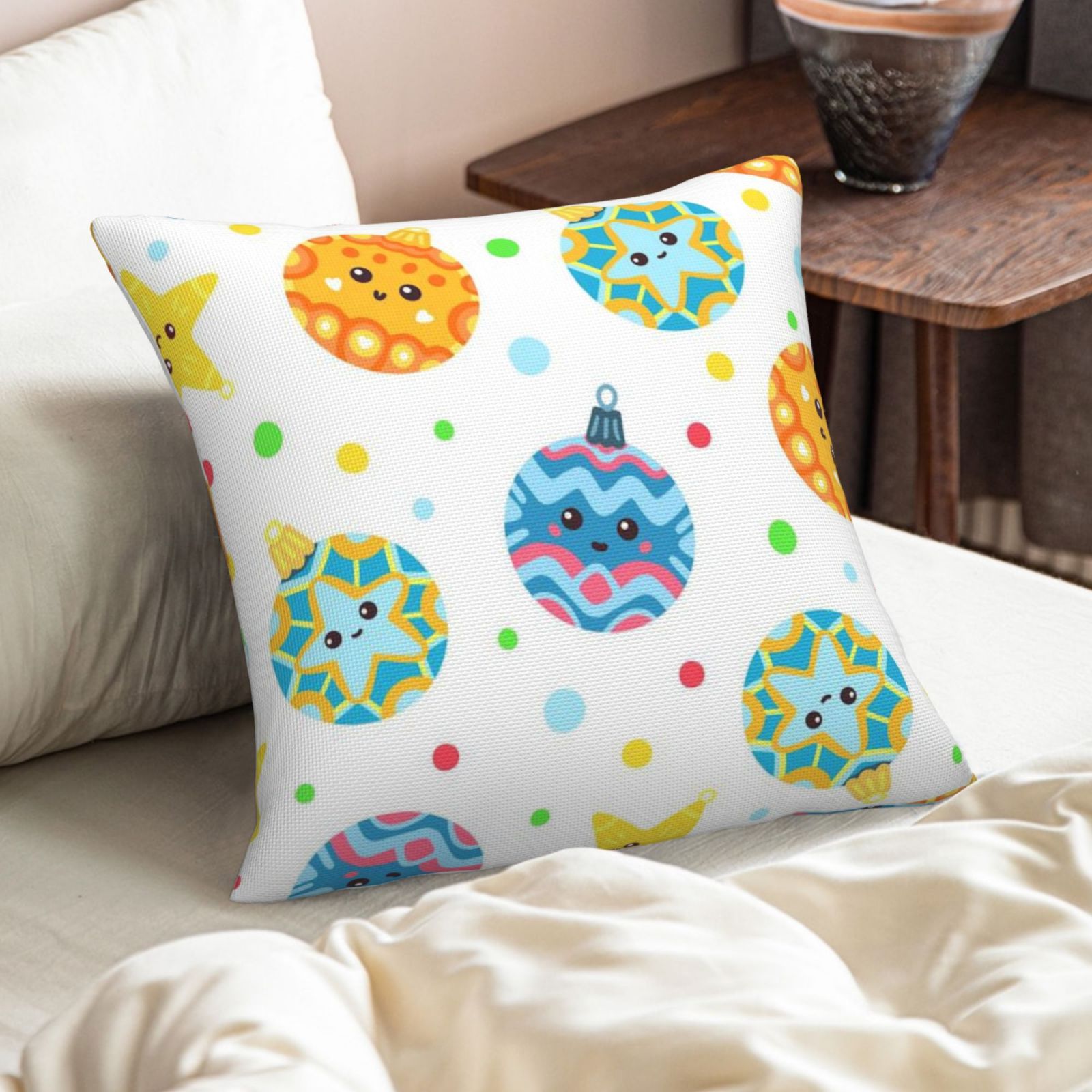 Imitation Linen Pillowcase-2 Pack
