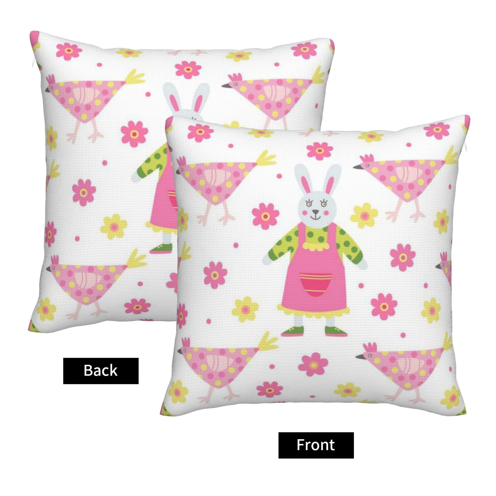 Imitation Linen Pillowcase-2 Pack