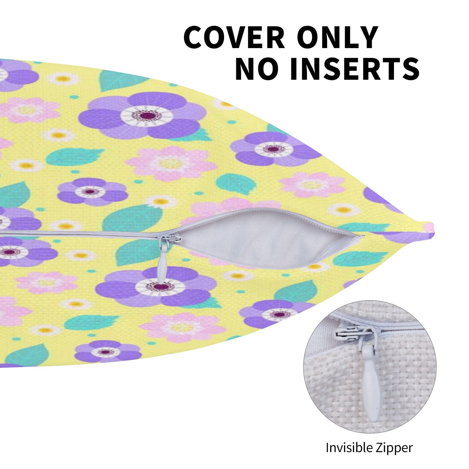 Imitation Linen Pillowcase-2 Pack
