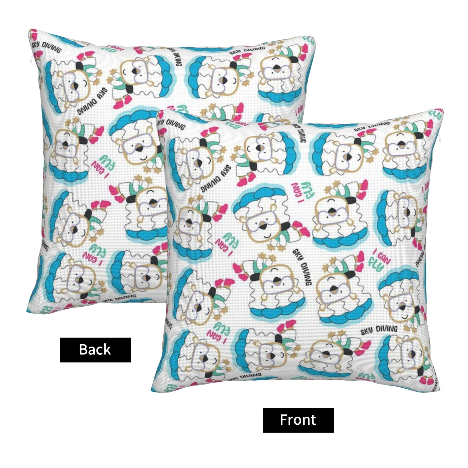 Imitation Linen Pillowcase-2 Pack