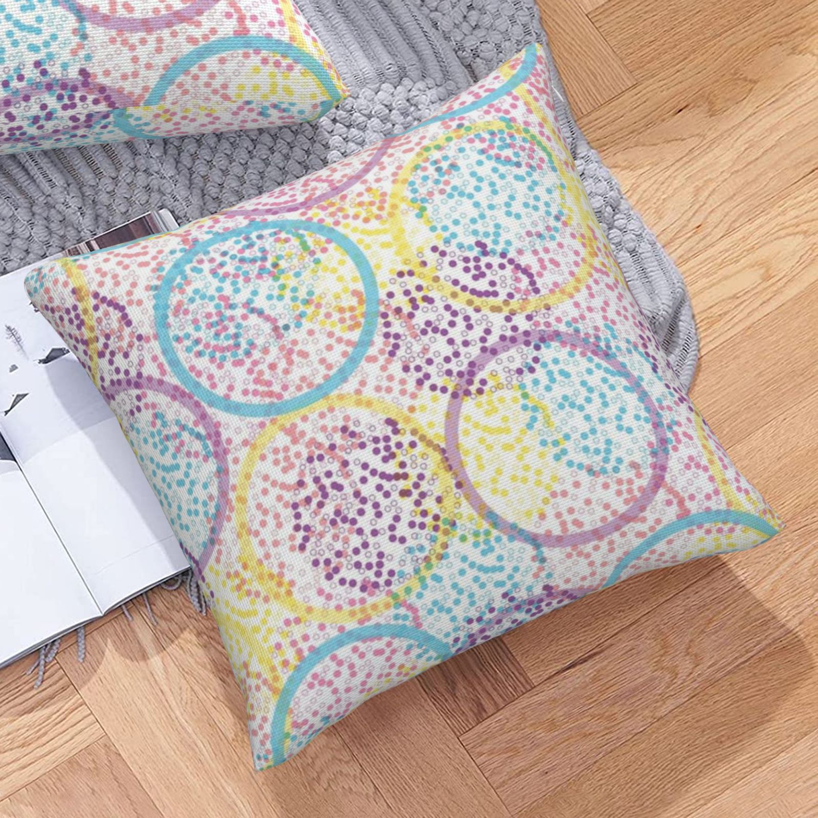 Imitation Linen Pillowcase-2 Pack