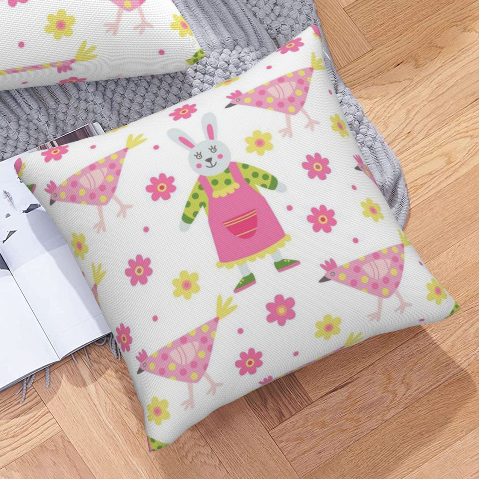 Imitation Linen Pillowcase-2 Pack