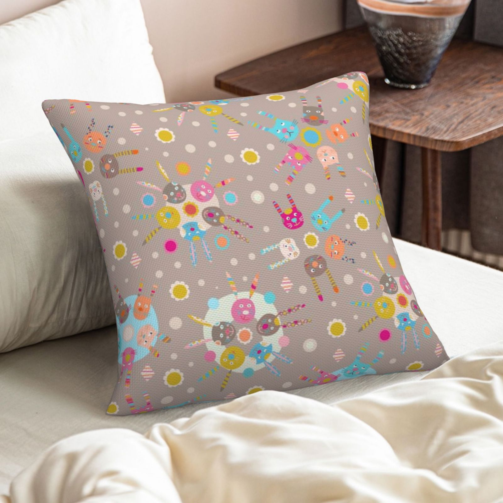 Imitation Linen Pillowcase-2 Pack