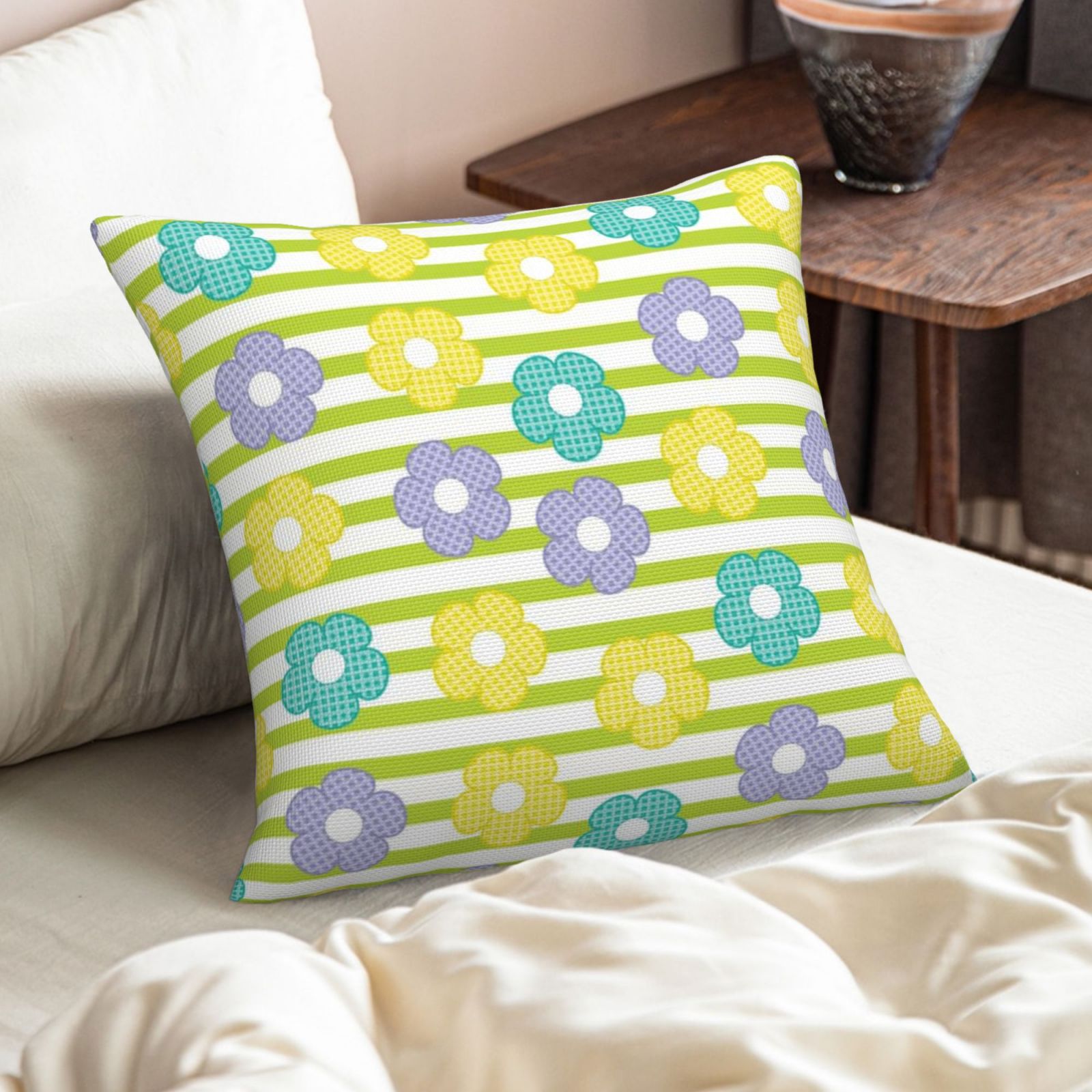 Imitation Linen Pillowcase-2 Pack