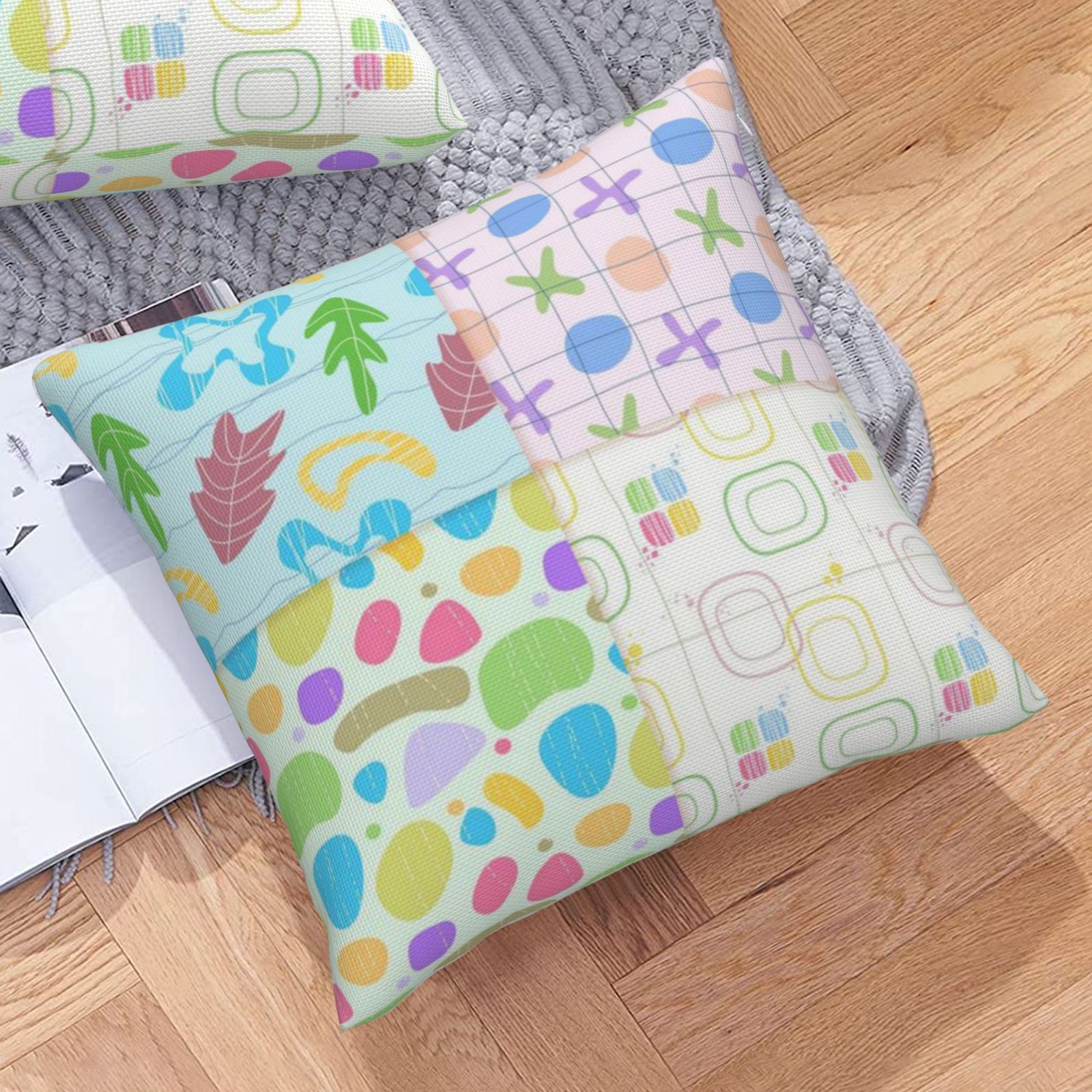 Imitation Linen Pillowcase-2 Pack