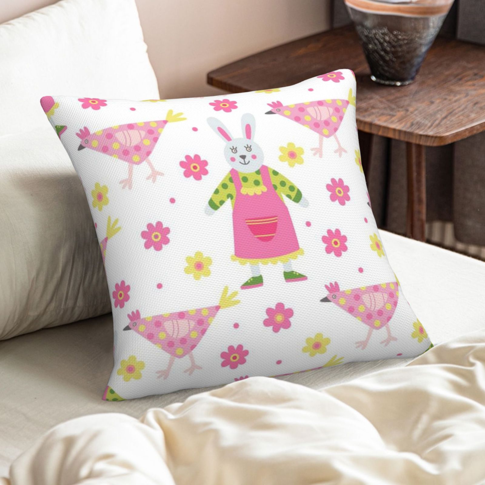 Imitation Linen Pillowcase-2 Pack
