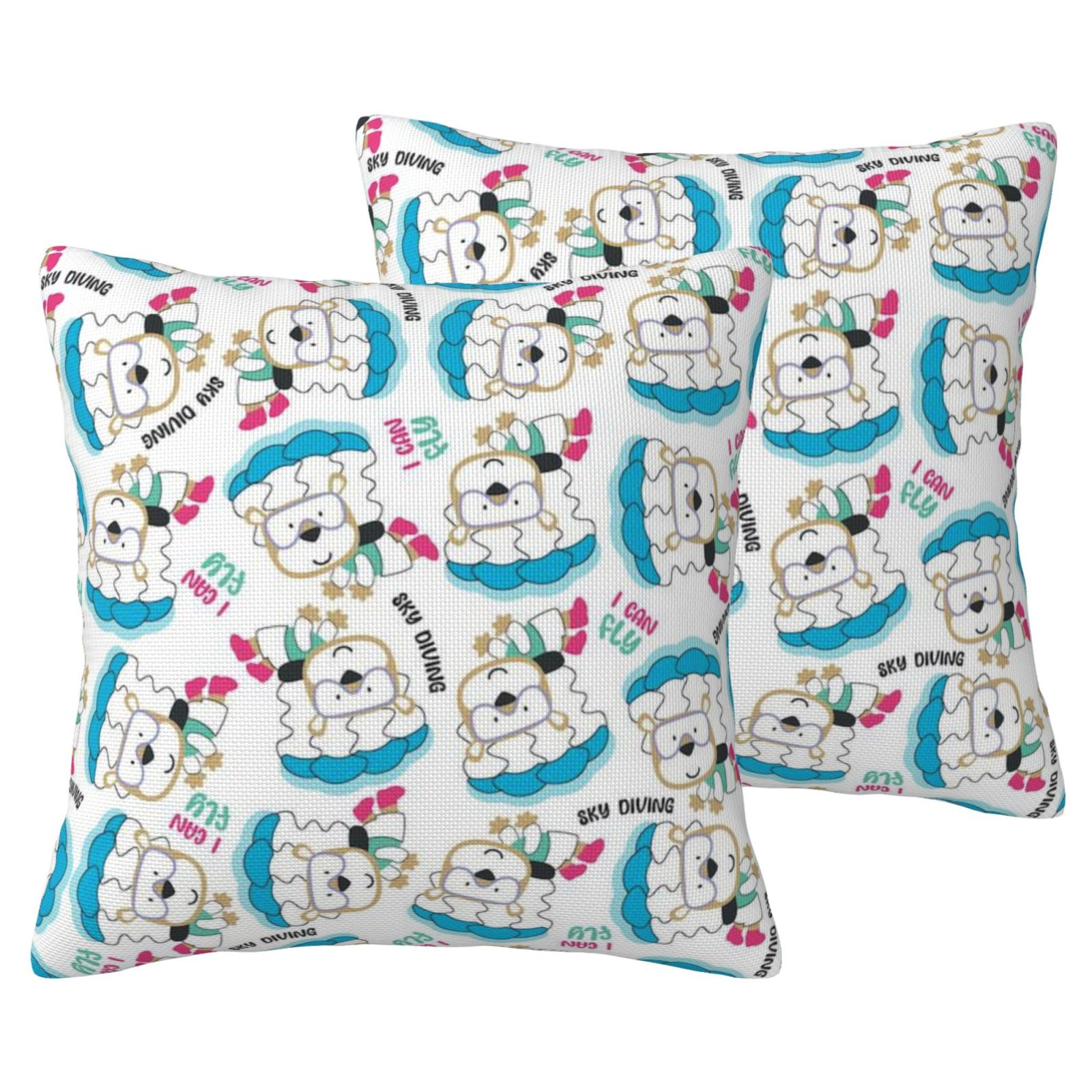 Imitation Linen Pillowcase-2 Pack