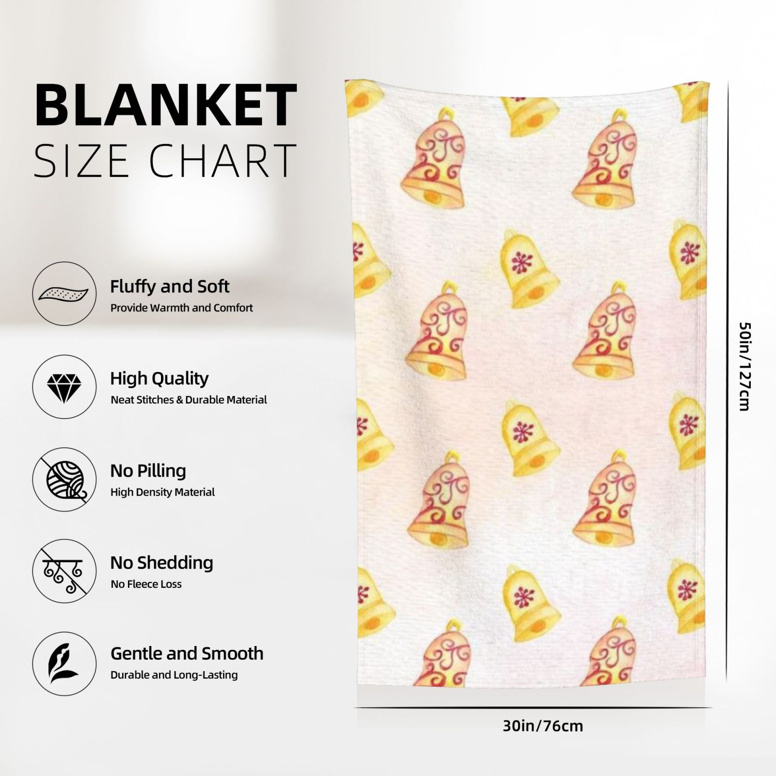 Flannel Blanket 30x50in (Vertical)