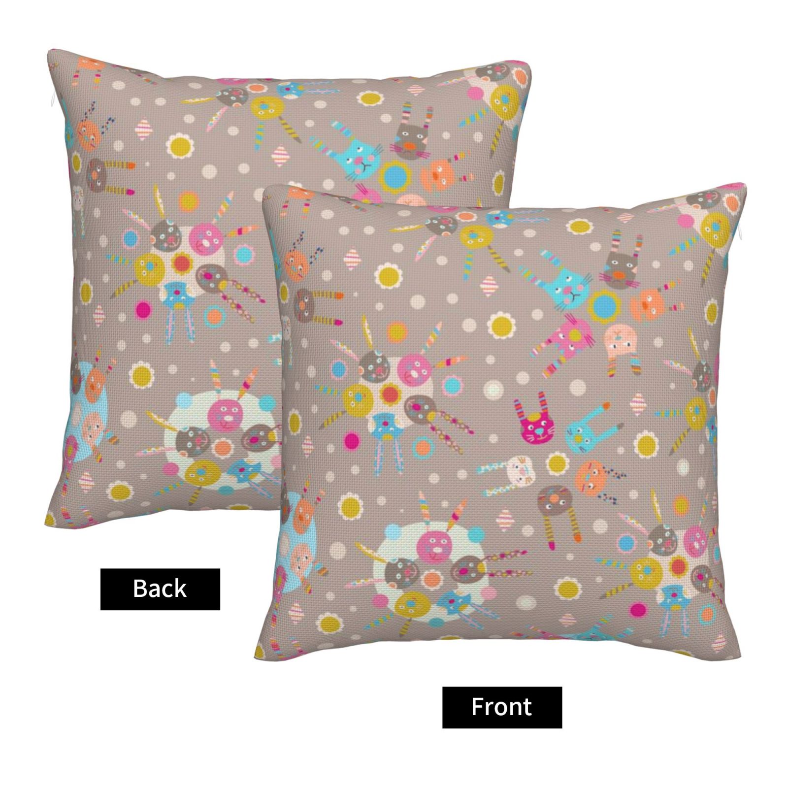 Imitation Linen Pillowcase-2 Pack