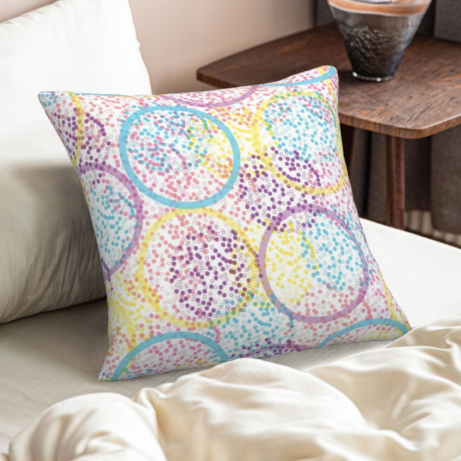 Imitation Linen Pillowcase-2 Pack