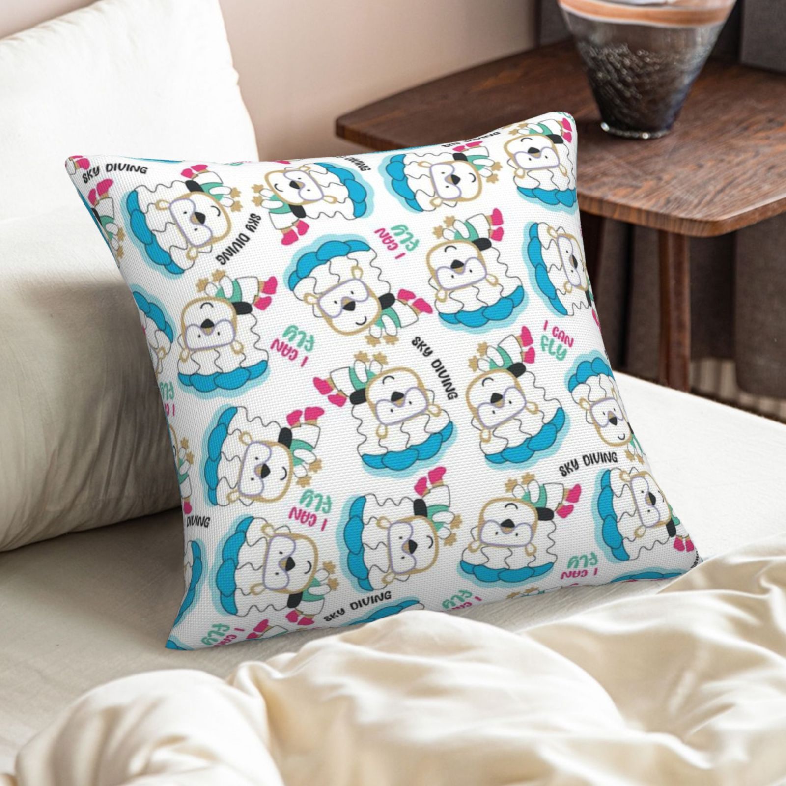 Imitation Linen Pillowcase-2 Pack